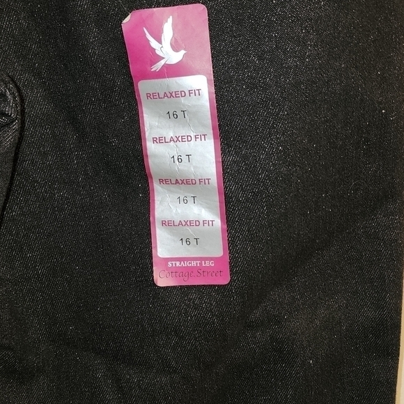 Cottage Street Woman's Jeans Straight leg Size 16 Nwt - Picture 5 of 7